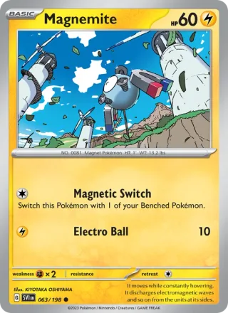 Magnemite #063 · Scarlet & Violet Pokémon card