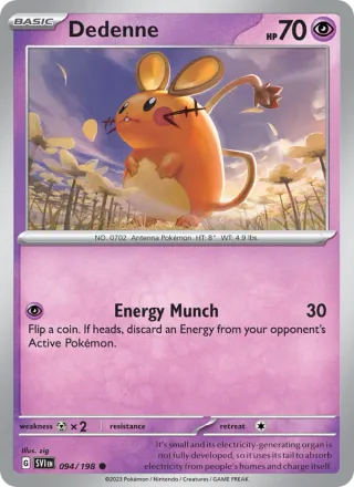 Dedenne #094 · Scarlet & Violet Pokémon card