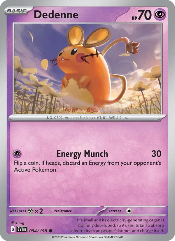 Dedenne full card art