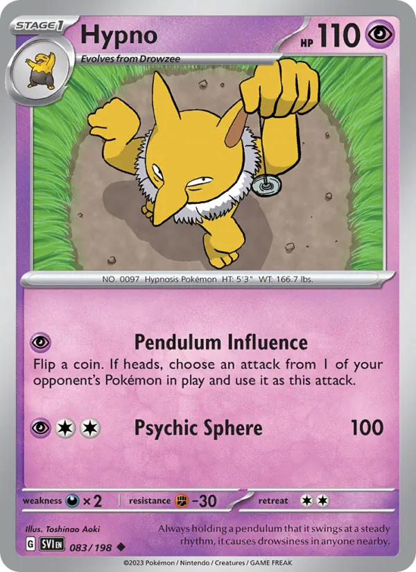 Hypno full card art