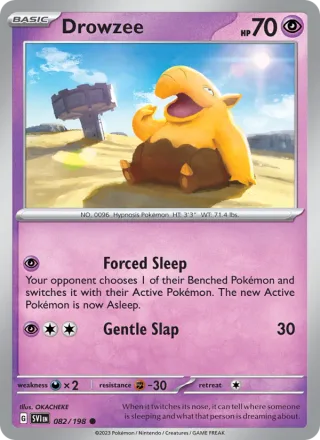 Drowzee #082 · Scarlet & Violet Pokémon card