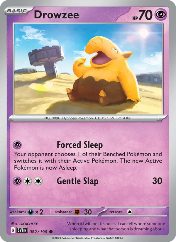 Drowzee full card art