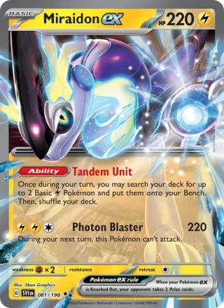 Miraidon ex #081 · Scarlet & Violet Pokémon card