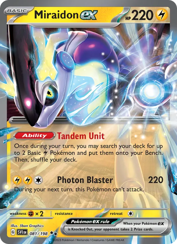 Miraidon ex full card art