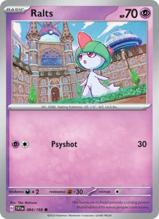 Ralts #084 · Scarlet & Violet Pokémon card