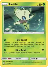 Celebi · Unified Minds Pokémon card