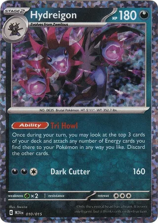 Hydreigon #10 · McDonald's Collection 2024 Pokémon card
