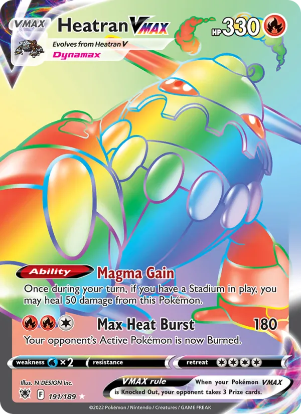 Heatran VMAX full card art
