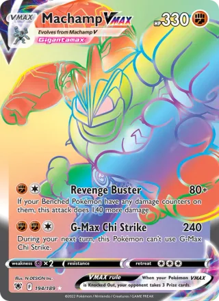 Machamp VMAX #194 · Astral Radiance Pokémon card