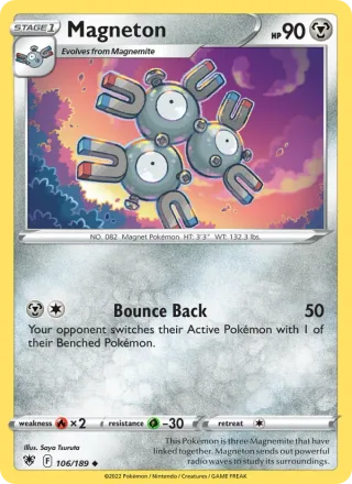 Magneton #106 · Astral Radiance Pokémon card