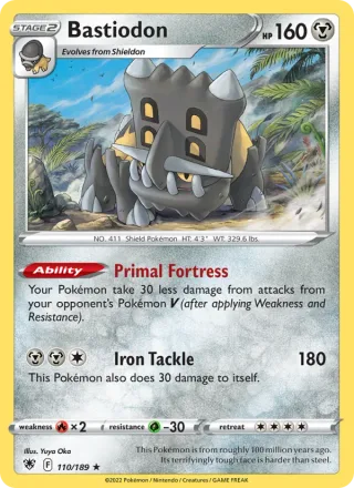 Bastiodon #110 · Astral Radiance Pokémon card