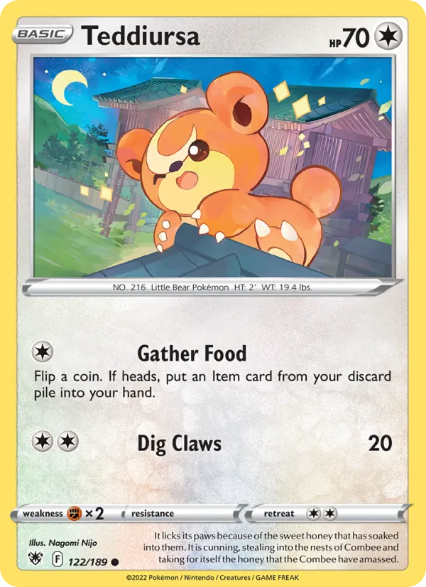 Teddiursa full card art