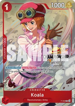 Koala (CS 25-26 Event Pack Finalist Ver.) #P-069-cs-25-26-event-pack-finalist-ver · One Piece Promotion Cards One Piece card