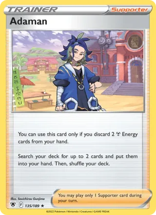 Adaman #135 · Astral Radiance Pokémon card
