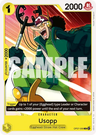 Usopp #OP07-099 · 500 Years in the Future Pre-Release Cards One Piece card