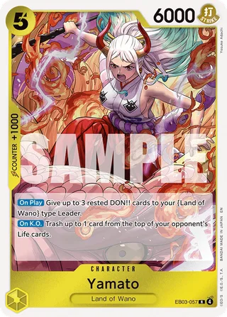 Yamato #EB03-057 · Extra Booster: One Piece Heroines Edition One Piece card