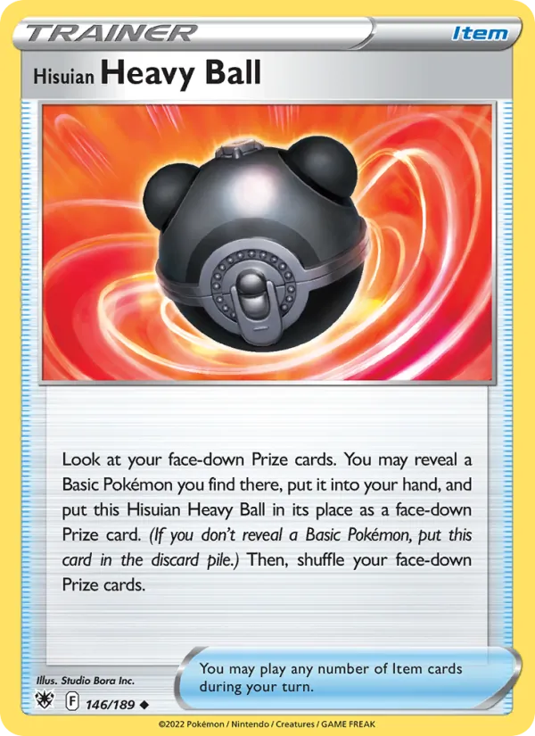 Hisuian Heavy Ball full card art