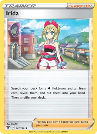 Irida #147 · Astral Radiance Pokémon card