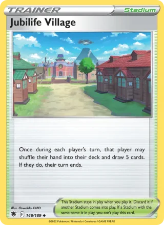 Jubilife Village #148 · Astral Radiance Pokémon card