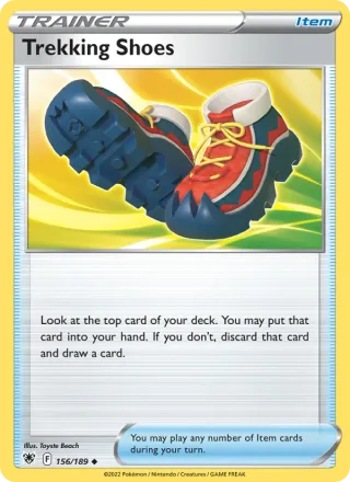 Trekking Shoes #156 · Astral Radiance Pokémon card