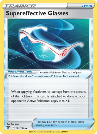Supereffective Glasses #152 · Astral Radiance Pokémon card