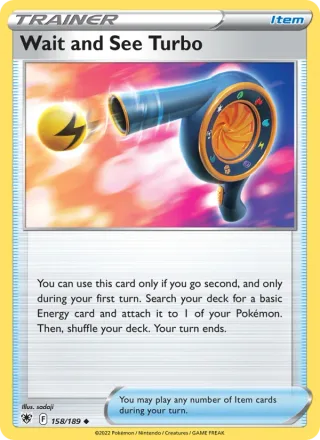 Wait and See Turbo #158 · Astral Radiance Pokémon card