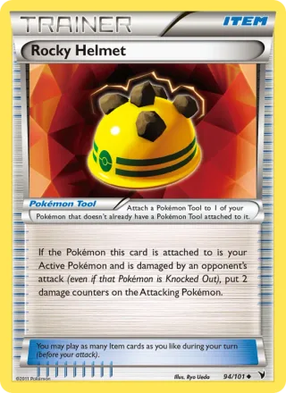 Rocky Helmet #94 · Noble Victories Pokémon card