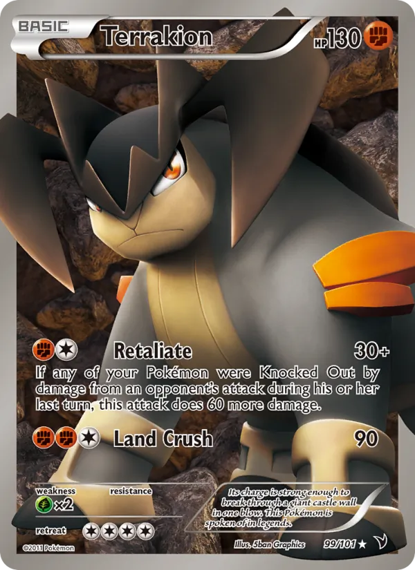 Terrakion full card art
