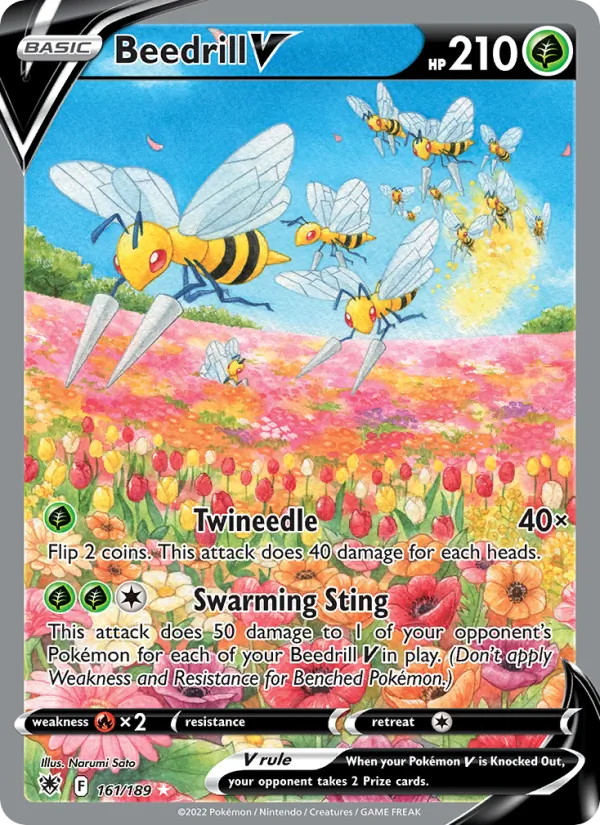 Beedrill V full card art