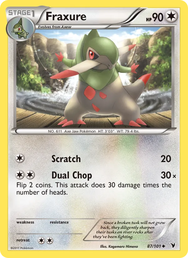 Fraxure full card art