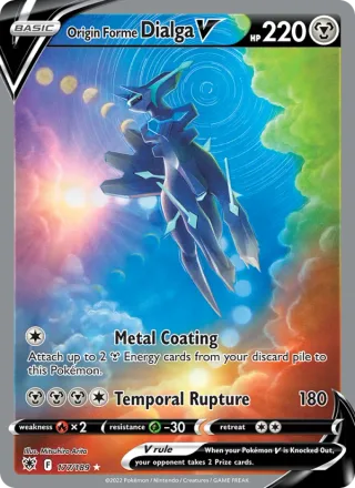 Origin Forme Dialga V #177 · Astral Radiance Pokémon card