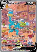 Machamp V · Astral Radiance Pokémon card