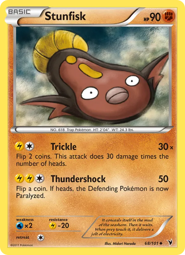 Stunfisk full card art