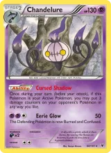 Chandelure · Noble Victories Pokémon card