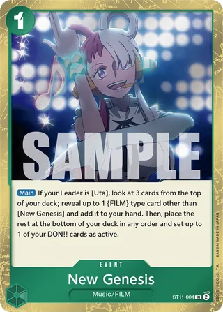 New Genesis #ST11-004 · ST-11: Starter Deck 11 Uta One Piece card