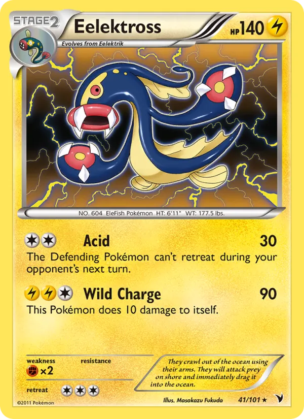 Eelektross full card art