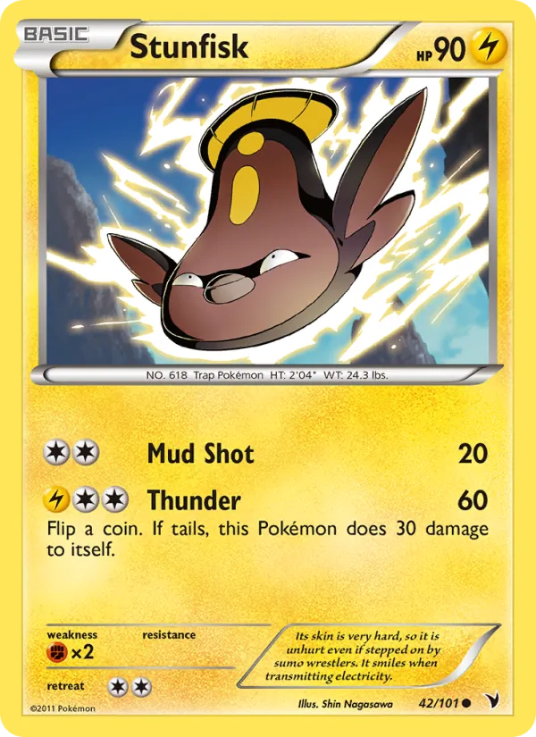 Stunfisk full card art