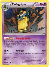 Cofagrigus · Noble Victories Pokémon card