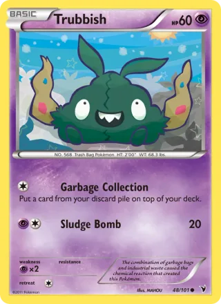 Trubbish #48 · Noble Victories Pokémon card