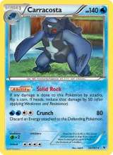 Carracosta · Noble Victories Pokémon card