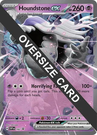 Houndstone ex - 162 #162 · Jumbo cards Pokémon card