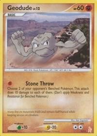 Geodude #1 · DP trainer Kit (Lucario) Pokémon card