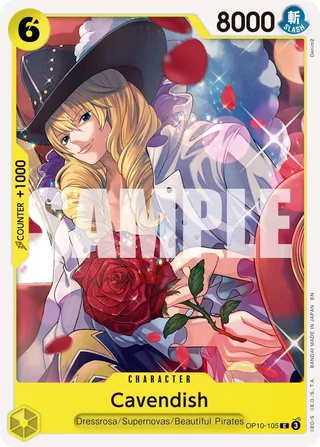 Cavendish (Reprint) #OP10-105-reprint · Premium Booster -The Best- Vol. 2 One Piece card