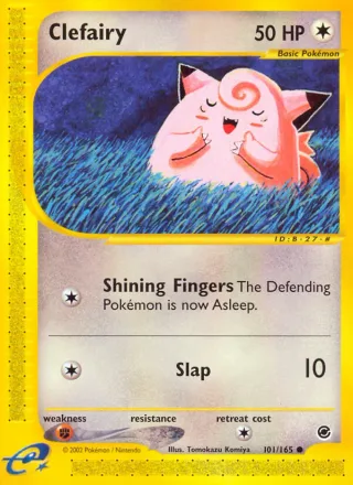 Clefairy #101 · Expedition Base Set Pokémon card