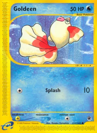 Goldeen #111 · Expedition Base Set Pokémon card