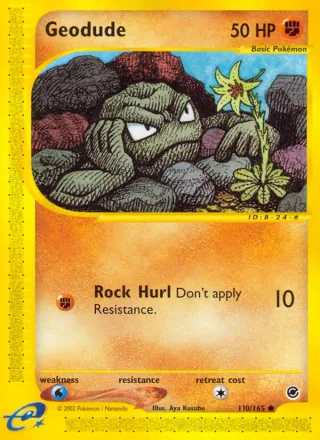 Geodude #110 · Expedition Base Set Pokémon card