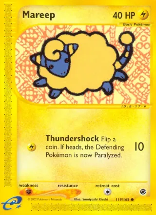 Mareep #119 · Expedition Base Set Pokémon card