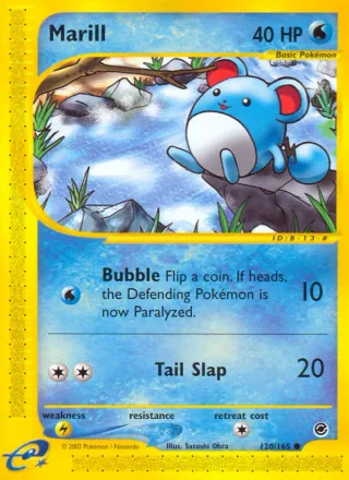 Marill #120 · Expedition Base Set Pokémon card