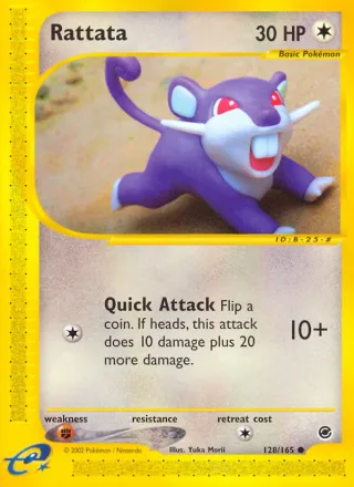 Rattata #128 · Expedition Base Set Pokémon card