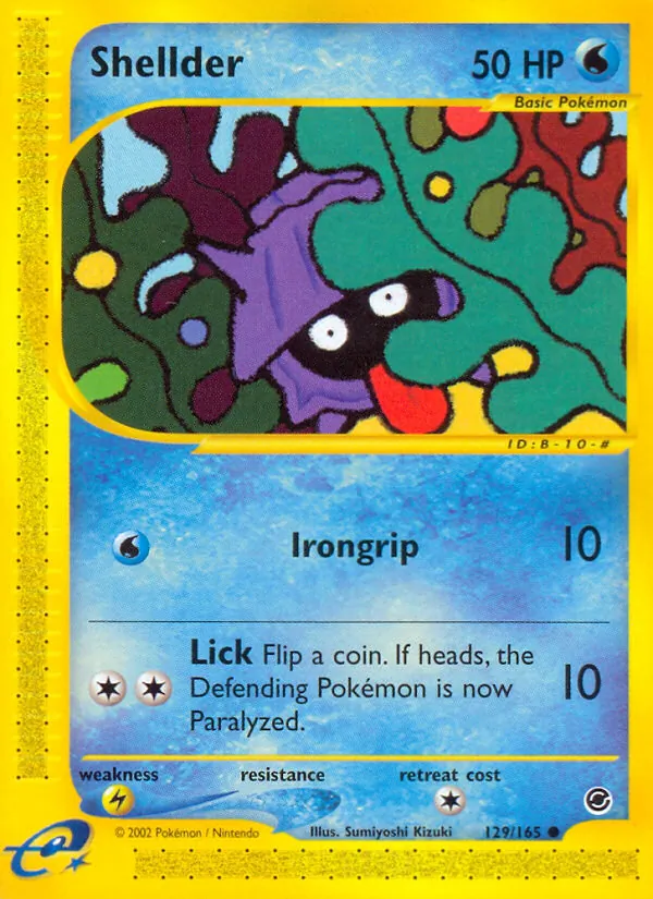 Shellder full card art